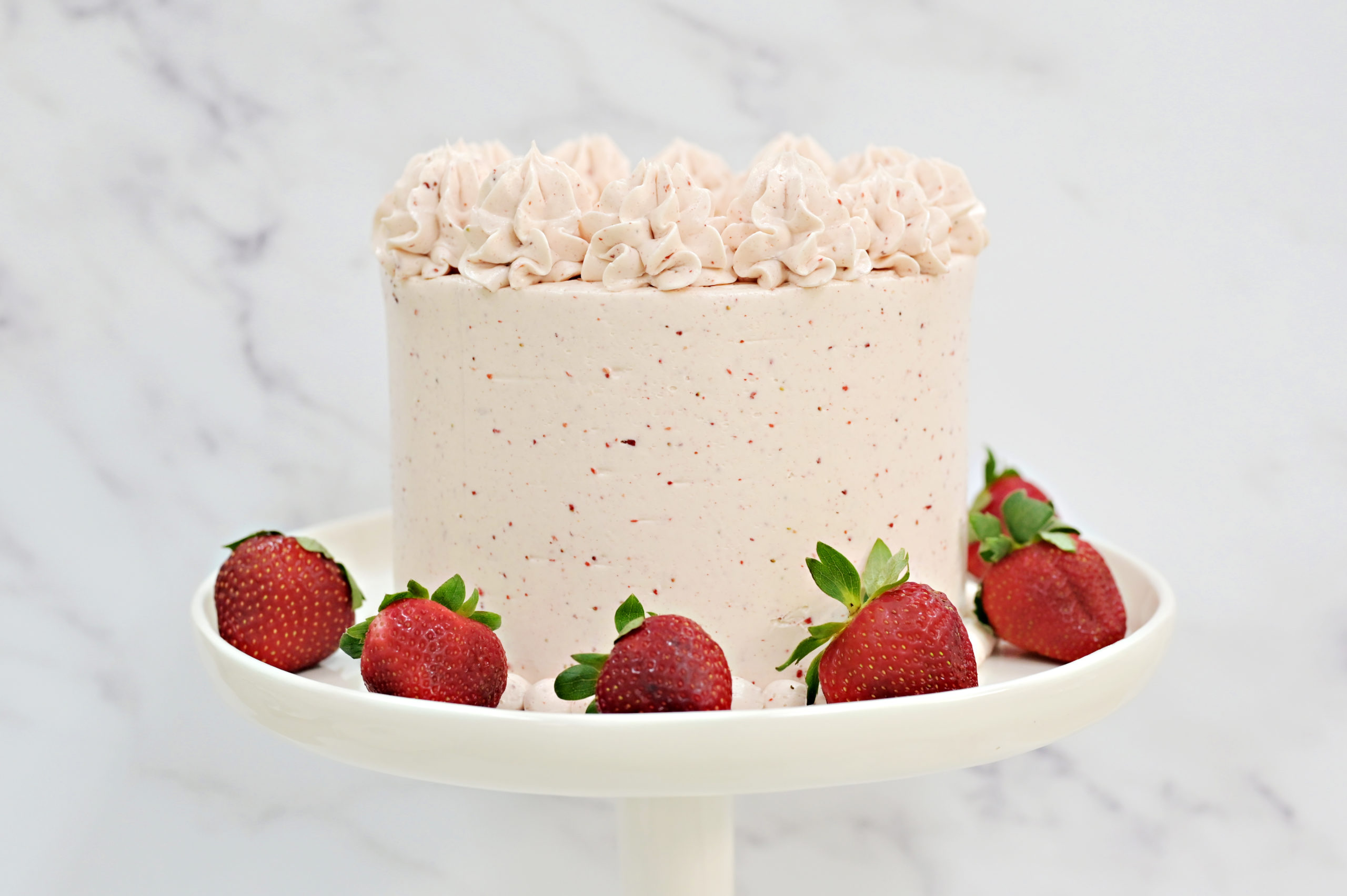 chocolate cake strawberry buttercream