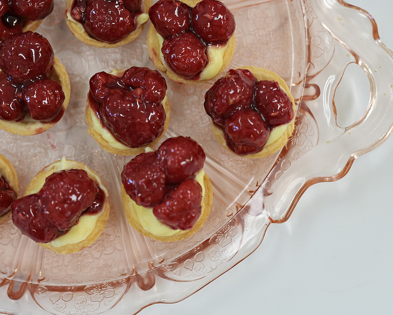 one bite easy fresh fruit tarts recipe from scratch from Minette Rushing Custom Cakes