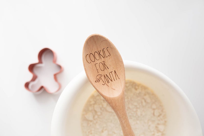 cookies for santa wooden spoon - shop our collection of Etsy's unique & thoughtful gift ideas for the baker, curated by Minette Rushing's southern baking blog