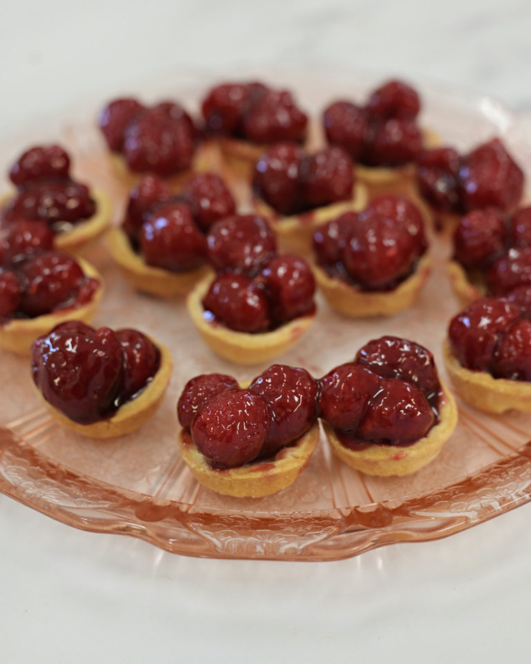 One Bite Fresh Fruit Tarts w French Pastry Cream Filling Recipe