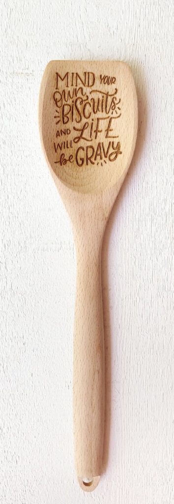 funny southern wooden spoons, biscuits  - shop our collection of Etsy's unique & thoughtful gift ideas for the baker, curated by Minette Rushing's southern baking blog