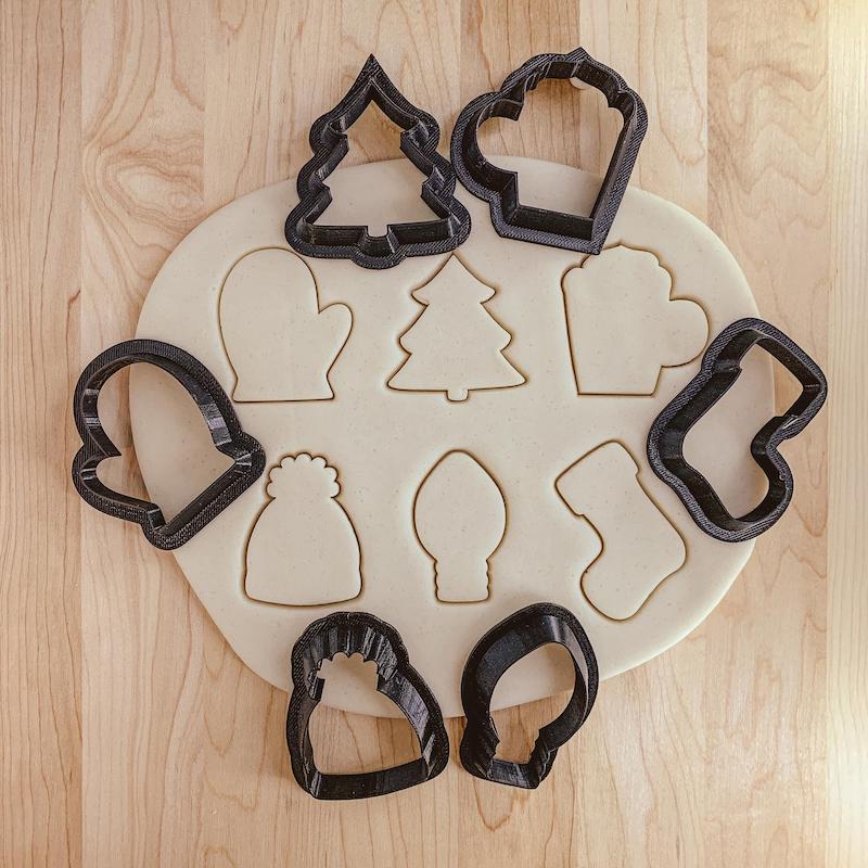 festive holiday cookie cutters - shop holiday cookie cutters and sprinkle mixes on etsy
